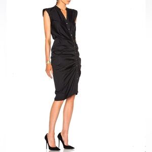 VERONICA BEARD
Ruched Shirt Dress